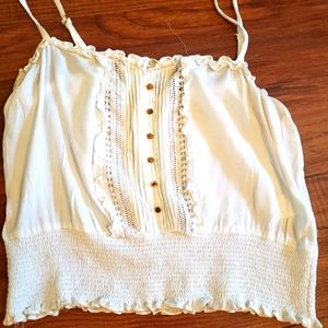 Bebe white summer top